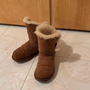 UGG Tan Kids Boots with Cream Lining